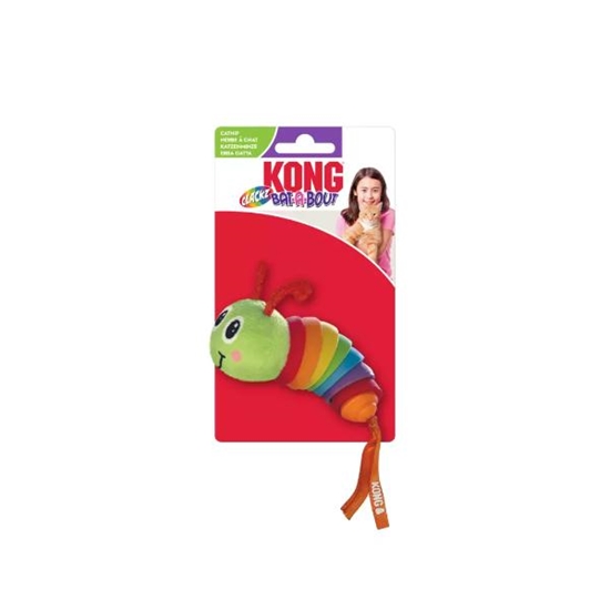 Picture of KONG Bat-A-Bout Clackz Caterpillar – Interactive Spinning